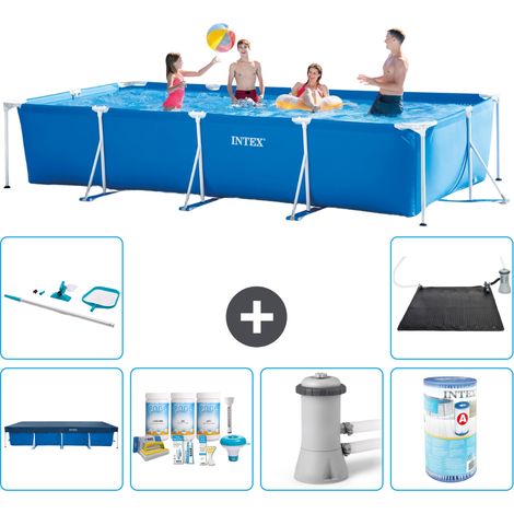 Intex Piscina con struttura Rettangolare - 450x220x84 cm - 7-pezzi S30251