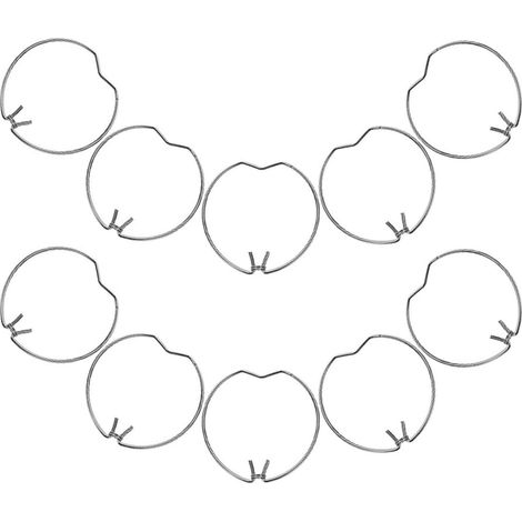 Unomor Lot de 12 clips en fer en forme de cœur pour panneaux (1/5)