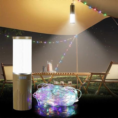Lanterne de camping à corde rechargeable pour décoration de jardin extérieur LED (1/5)
