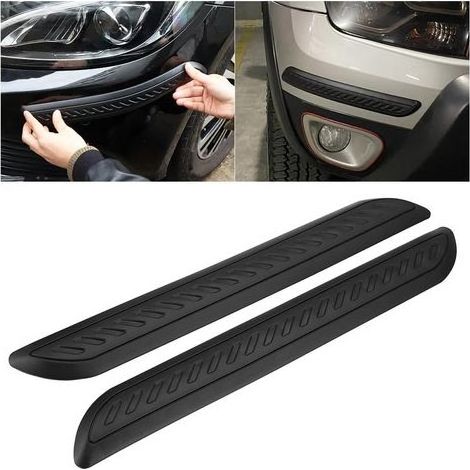 2Pcs Car Bumper Protector Strips, PVC Anti-Scratch Self-Adhesive Strip, Anti-Rub Stickers for Bodywork, Universal Edge Protection Sticker for Cars (1/5)