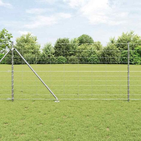 Zaunpfosten Galvanisiert 25 x 1,2 m Stahl