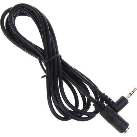 Câble audio coudé à 90° pour casque/téléphone portable (connecteur mâle-femelle 2,5 mm vers 2,5 mm) / adaptateur (1/5)