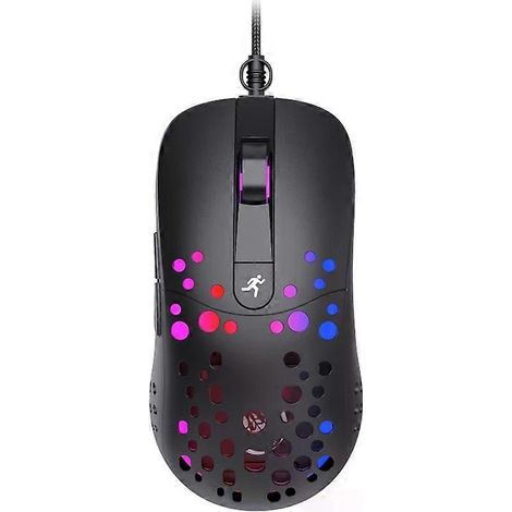 Souris de jeu mécanique - Éclairage RGB, Programmation macro, Filaire - HXSJ A904 (1/5)