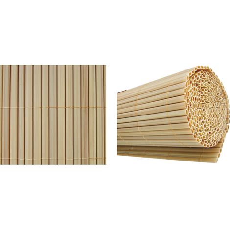 Arelle in PVC cannette effetto bamboo con cordino in nylon - 100x300 cm