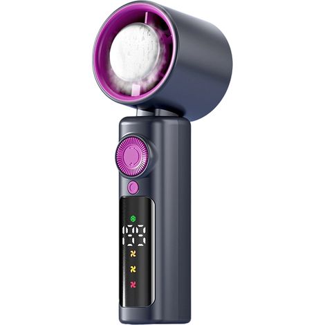 1 Ventilateur, 100 vitesses, écran LED, batterie 4000 mAh, USB-C, intérieur extérieur (1/5)