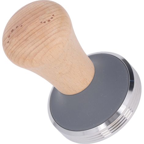 Kaffeestampfer aus australischem Buchenholz, graue Pulverpresse 58 mm (1/5)