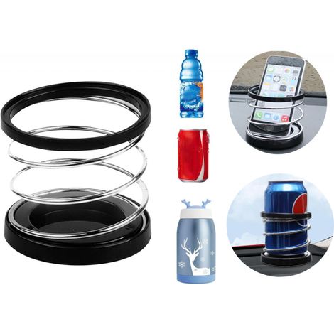 Support universel pour tasse en spirale, noir