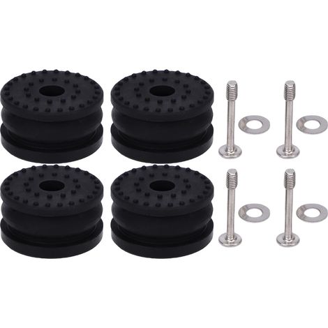 Lot de 4 patins amortisseurs compatibles avec l'imprimante 3D Bambu Lab H2D. Pieds en caoutchouc haute résistance antidérapants et anti-vibrations.