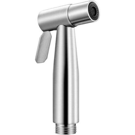 Douchette à Main pour Toilettes, Poire de Douche en Acier Inoxydable, Pommeau WC, Salle Bain, Cuisine, Balcon et Animaux Domestiques - (1/5)
