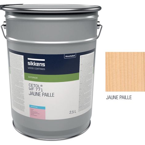 Saturatore per legno SIKKENS WF771 - 2,5 litri Paglia Gialla