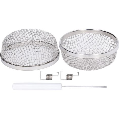 Couvercle de ventilation pour chauffe-eau RV, 2 pièces, en acier inoxydable, 2,8 pouces, moustiquaire anti-insectes volants, maille de four (1/5)