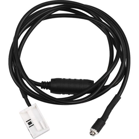 Connecteur de câble audio auxiliaire pour voiture avec résistance, 1,5 m, 12 broches, pour E60 E61 E63 E64 E65 E66 E81 E82 E83 E87 (1/5)