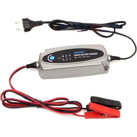 Chargeur de batterie 12V 3.6A – 5 étapes de charge automatique – Protection contre surcharge – Longueur câble AC 1.5m, DC 1.4m (1/5)