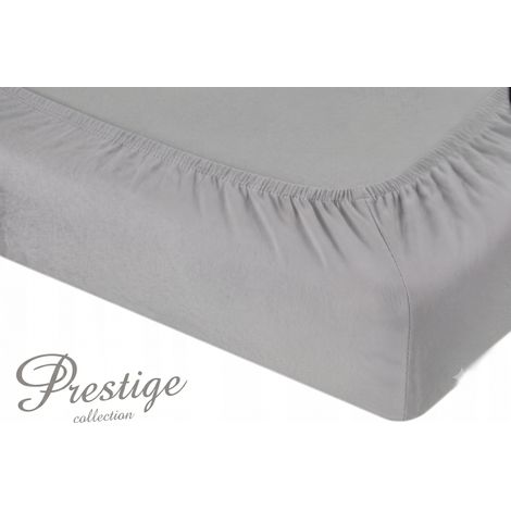 Jersey-Spannbettlaken 160x200 Grau Prestige Kollektion 160 g/m²