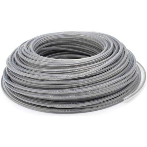 Fil Coupe Bordure Universel, Ligne de Trimmer Strimmer en Acier 3.0 mm, Fil d'acier Débroussailleuse Robuste pour Bosse Tête Tondeuse À Gazon de Jardinage (1/5)