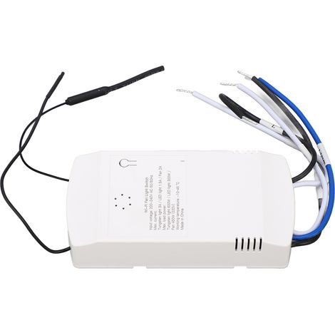 Funk-Wandschalter für Ventilator und Lampe, WLAN-kompatibel, Fernbedienung inklusive, Steuerung per App, 200-240 V, intelligente Wandbox für Zuhause. (1/5)