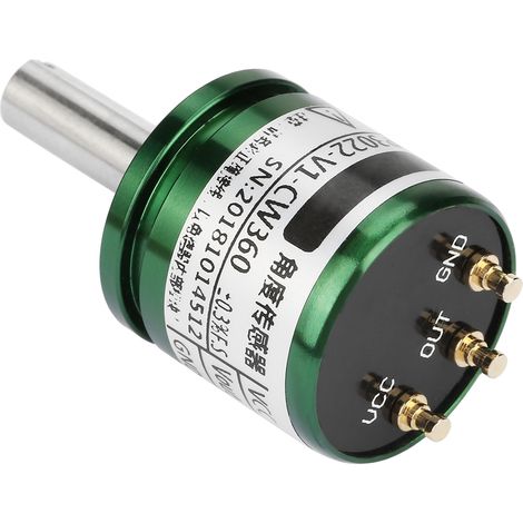 Auflösung 0,088°, 0–360° drehbarer Hall-Winkelsensor, 0–5 V Ausgang, Vollkreis, 12 Bit (1/5)