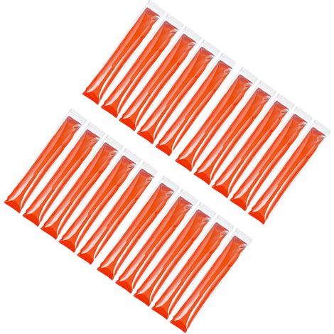 50pcs sacs à glaces esquimaux jetables moule DIY bâtonnets yaourt snacks sains maison sacs glace à lécher pour usage domestique (1/5)
