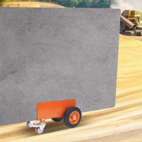 661lbs Panel Dolly with 8in Pneumatic Wheel Heavy Duty Door Dolly Drywall Cart (1/5)