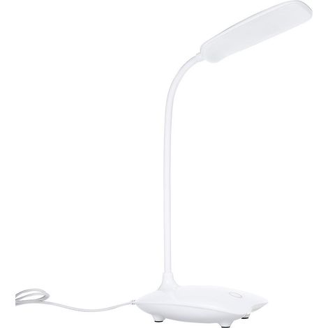Ultraleichte LED-Schreibtischlampe, 360° flexibel drehbar, Touch-Steuerung, 3-stufig dimmbar, USB-Ladefunktion