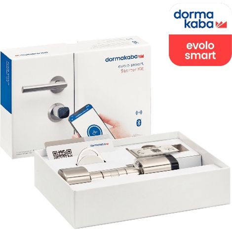 dormakaba evolo smart Starter Kit, mit Digital- zylinder, Länge/Teilung nach Angabe