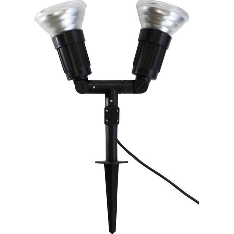 Lámpara megatron cappi 2 2 casquillos E27 negro