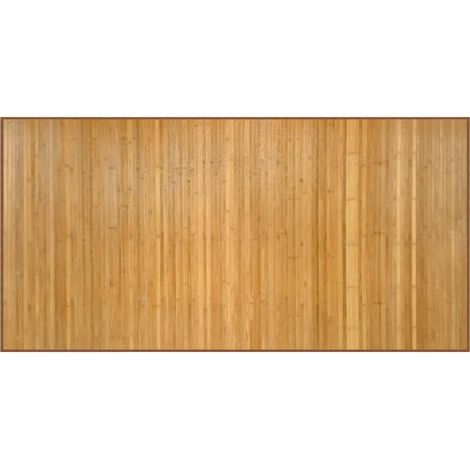 vidaXL Rug Rectangular Natural 100x200 cm Bamboo