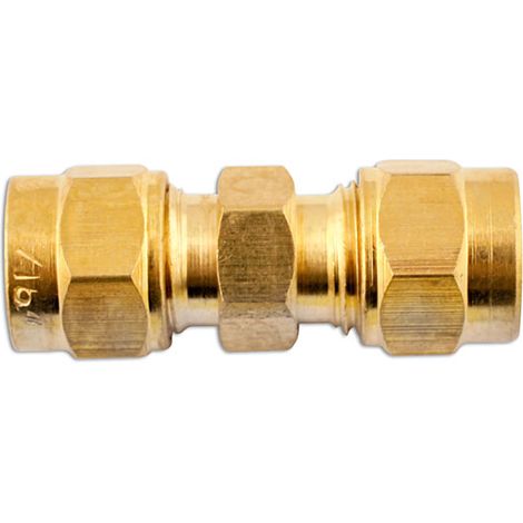 Raccords connecteurs doubles - tube 3/16 (sachet de 10)
