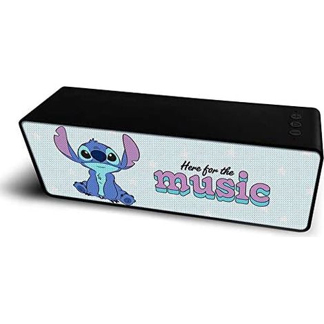 ERT GROUP Disney Stitch 10W Tragbarer Bluetooth-Lautsprecher, wiederaufladbarer Akku, Micro-SD-Kartensteckplatz und USB-Flash, geeignet für Telefone, Tablets, Laptops und mehr (1/5)