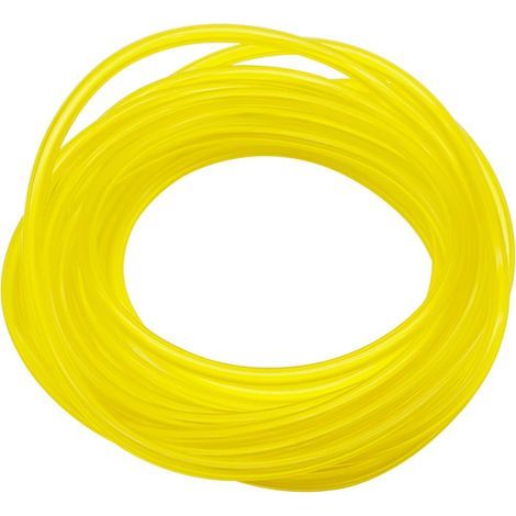 Tuyau Durite d'Essence（3mmx5mm,50Mètres）De Haute Qualité En PVC Jaune Transparent Durite Essence Debroussailleuse (1/5)