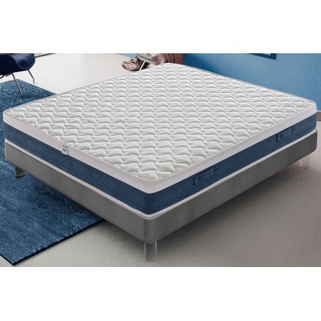 Materasso 160x200 BlueLatex Ortopedico - Alto 23 cm - Alta Densità - Rigidità H3 - Reversibile