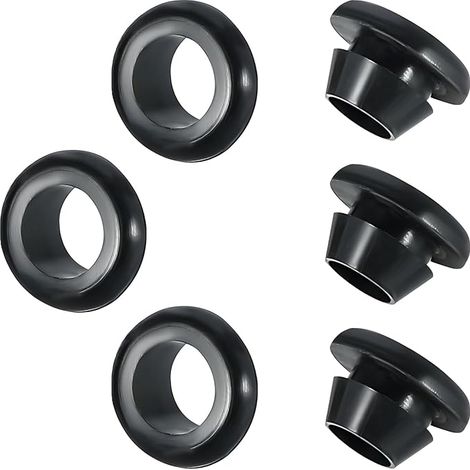 20 Stück Gummitüllen, Elektrische Leiterdichtung Ring, Kabeldurchführung, zum Schutz von Drähten und Kabeln, ID 12mm Einbaudurchmesser 14mm (1/5)