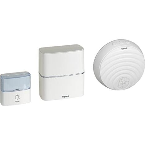Kit Bianco Doppio Campanello Radio - Legrand (1/2)