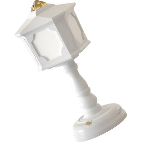 Retro Style Night Light, Bedside Table Lamp, USB Charging, Touch Control, Three Color Temperatures, for Bedroom, Dorm Room, White (1/5)
