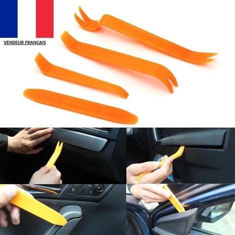 4pcs Kit Outils de Démontage Garniture Intérieure Voiture Porte Tableau de Bord (1/2)