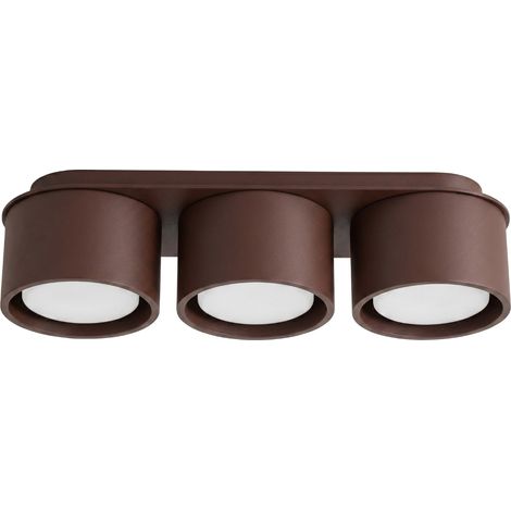 Deckenleuchten MODO braun 3xGx53 32.4cm Aluminium Sollux (1/5)