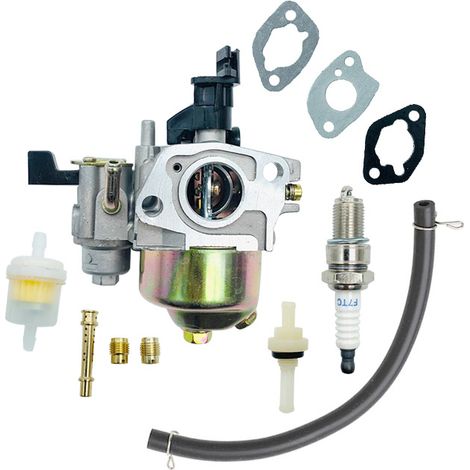 Carburateur adapté aux moteurs essence Honda GX160 GX168F GX170, livré avec un pack complet de joints et vis de montage inclus. (1/5)