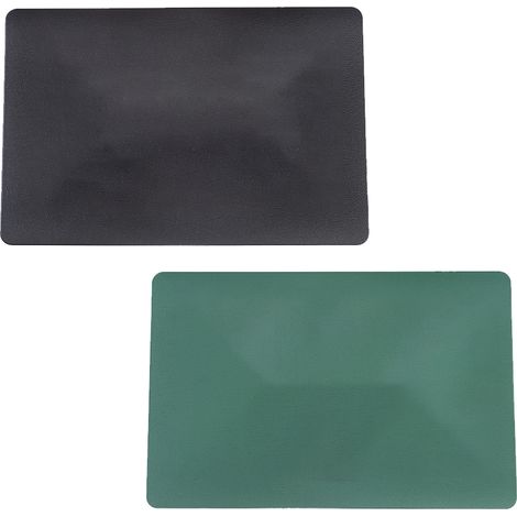 Placemat - Cuir Synthétique - Résistant à la Chaleur et aux Rayures - Pour Table en Bois Marbre Verre - Lot de 4 (1/5)