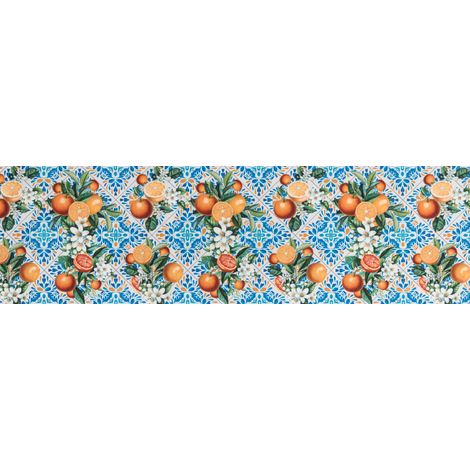 Tappeto Passatoia Cucina Antiscivolo Antimacchia Digitale Sprinty Zagara, misura52x50coloreZagara (1/4)