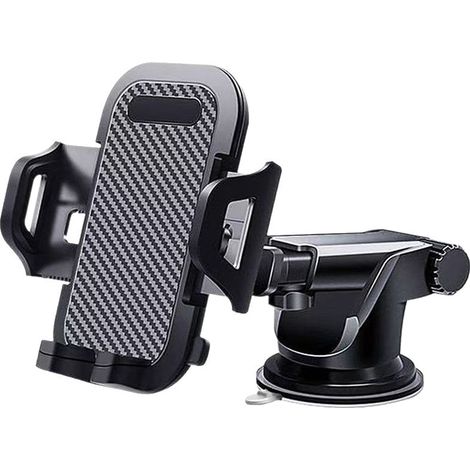 Supporto per telefono da auto, supporto 3 in 1, supporto universale, adatto per cruscotto, parabrezza e bocchette dell'aria, accessorio per auto. (1/3)