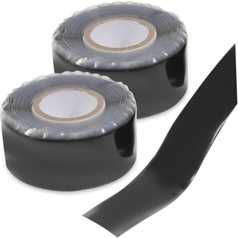 Lot de 2 Ruban De Réparation De Tuyau D'eau Ruban De Réparation De Plombiers Bande Congélateur Bande De Fil Ruban Adhésif En Vinyle Durite Lave-vaisselle Réfrigérateur Caoutchouc