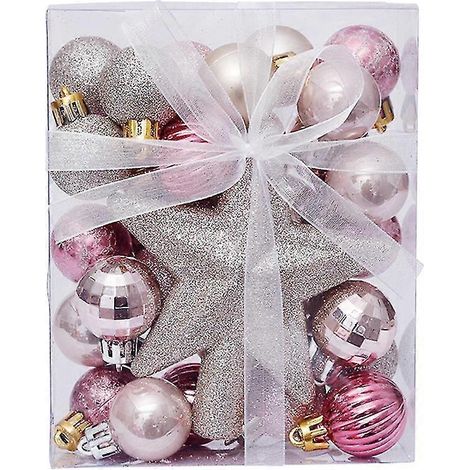30 bruchsichere Weihnachtskugeln für den Weihnachtsbaum (1/4)