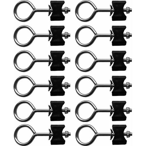 Lot de 12 vis pour trampoline - Accessoires de trampoline - Fixation pour grand trampoline et petit trampoline (1/5)