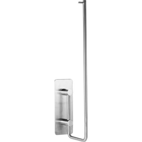 Distributeur de papier essuie-tout horizontal mural en acier inoxydable pour salle de bain et cuisine – Se fixe sur une surface plane, lisse et propre (chrome) (1/5)