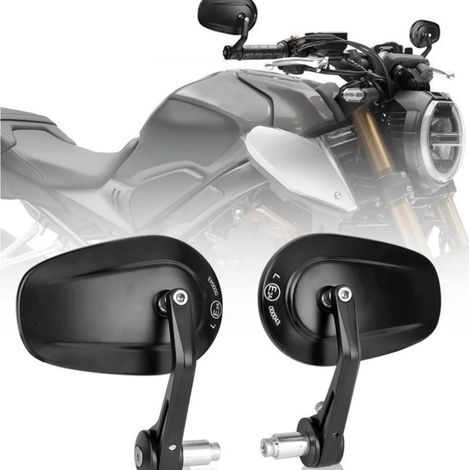 Harley handlebar mirror, rearview mirror, motorcycle side mirror, reflector (1/4)
