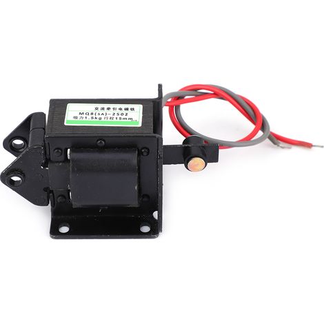 AC Tractive Magnet High Quality for Industrial Automation 220VAC 14.7N 15mm Stroke MQ8(SA)-2502 (1/5)