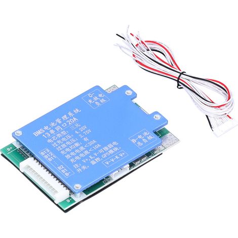 Carte de charge pour batterie lithium 13S 48V 20A avec module de protection BMS et port GP5 (1/5)