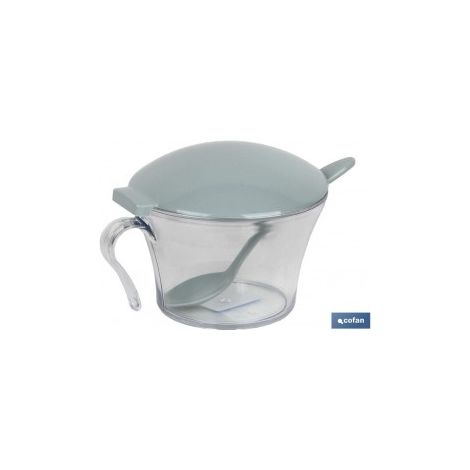 Pack mit 6 Zuckergefäßen 120ml Albahaca Wassergrün