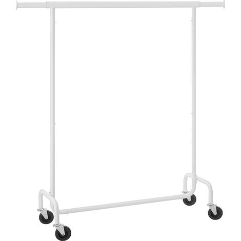 Stender appendiabiti estensibile bianco con ruote (1/5)