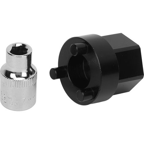 Extracteur de moyeu d'embrayage de compresseur de climatisation avec douille de 7 mm et entraînement 3/8" pour compresseurs sans embrayage Denso, moyeu d'entraînement 5SE09C 5SE12C (1/5)
